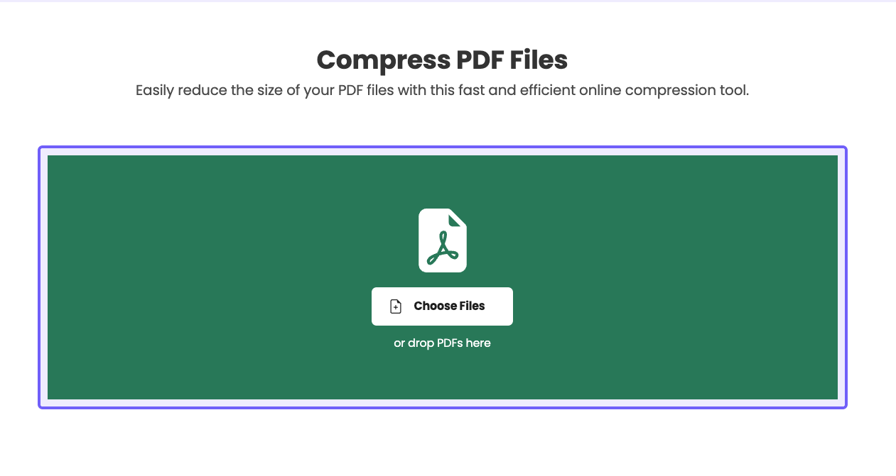 Compress PDFs to 100KB Online